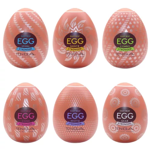 TENGA - Stronger tojás maszturbátor szett - 6 db