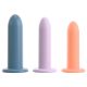 Three in a Row - dildó tréning szett - 3db (színes)