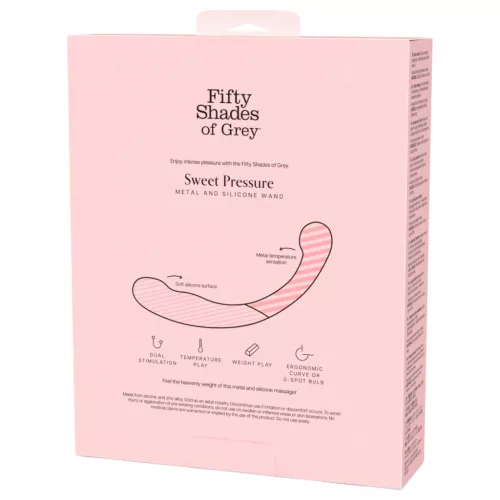 A szürke ötven árnyalata Sweet Pressure - dupla dildó (fekete)