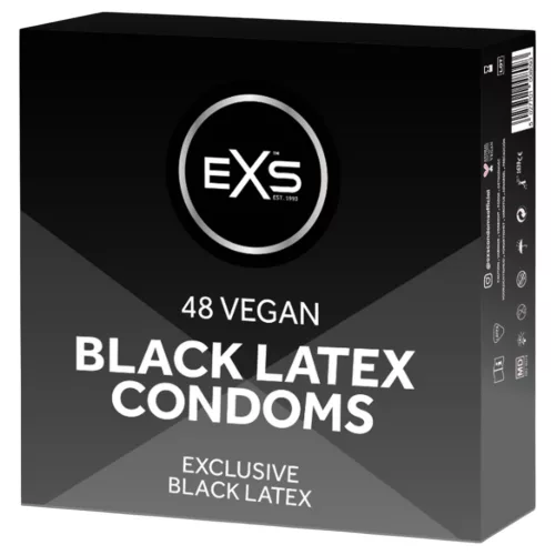 EXS Black - fekete óvszer (48 db)