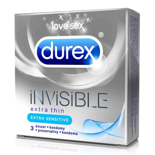Durex Invisible - extra szenzitív óvszer (3db)