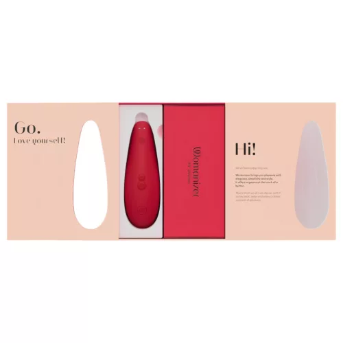 Womanizer Marilyn Monroe - léghullámos csiklóizgató (piros)