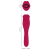 You2Toys - 2in1 nyelves vibrátor (pink)