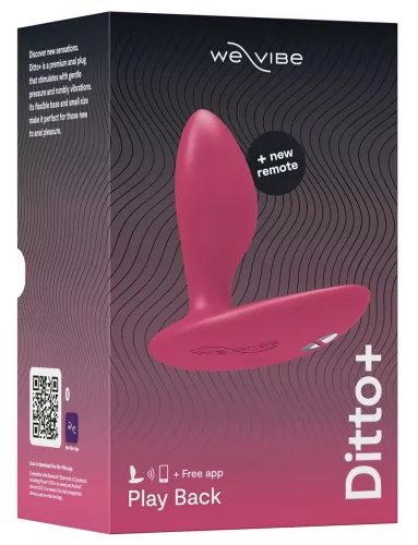 / We-Vibe Ditto+ - okos, akkus anál vibrátor (pink)