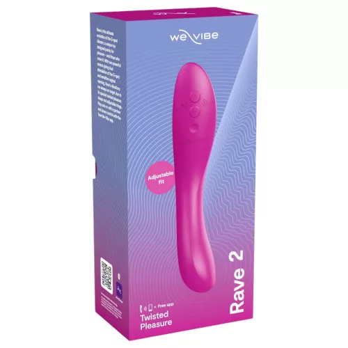 We-Vibe Rave 2 – App-vezérelt G-pont vibrátor (pink)