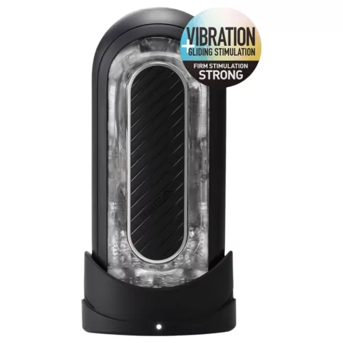 / TENGA Flip Zero - erős maszturbátor (fekete)