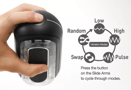 / TENGA Flip Zero - erős maszturbátor (fekete)