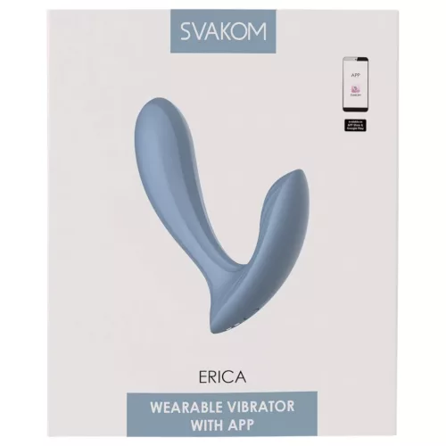 Svakom Erica – App-vezérelt felhelyezhető vibrátor (kék)