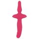 Couples Choice - 2in1 vibrátor és anál plug (pink)