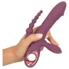 You2Toys - akkus, tripla karos vibrátor (lila)