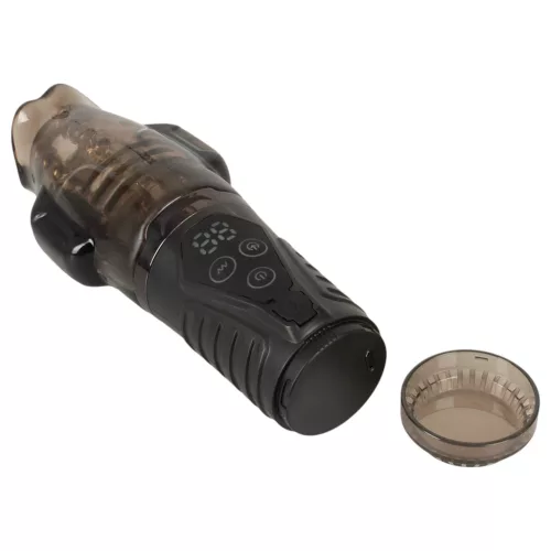 Stroker - szívó, rezgő maszturbátor (fekete)
