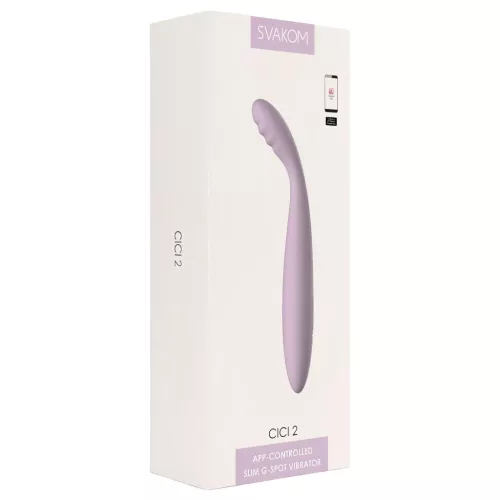 Svakom Cici 2 - App-vezérelt G-pont vibrátor (lila)