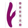 Javida - 4in1 G-pont és csikló izgató vibrátor (szeder)
