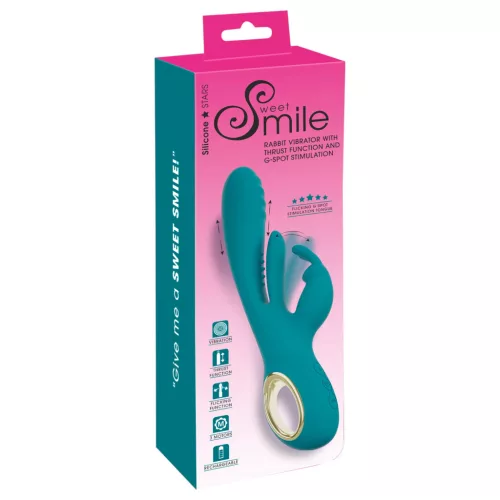 Smile - lökő, G-pont és csiklóizgató vibrátor (zöld)