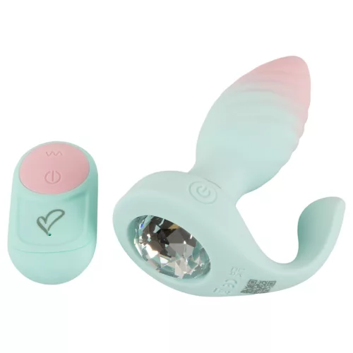 Beau Coeur Juvela - vibrációs anál plug (türkiz)