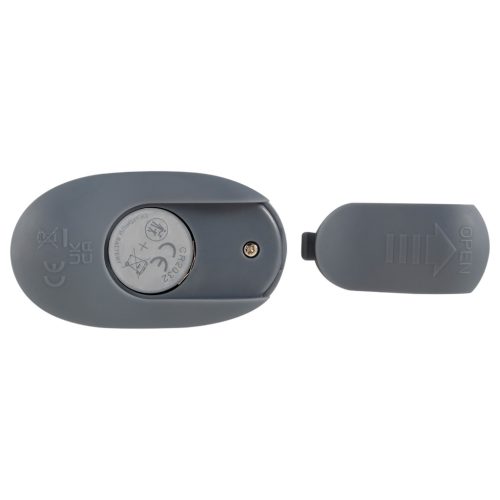 Beau Coeur Vylor - pénisz-és heregyűrű csiklóizgatóval (szürke)