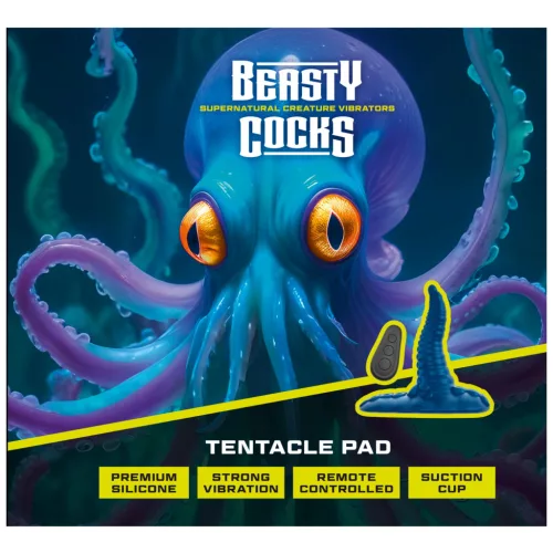 Beasty Cocks - polipkar G-pont párna vibrátor (kék)