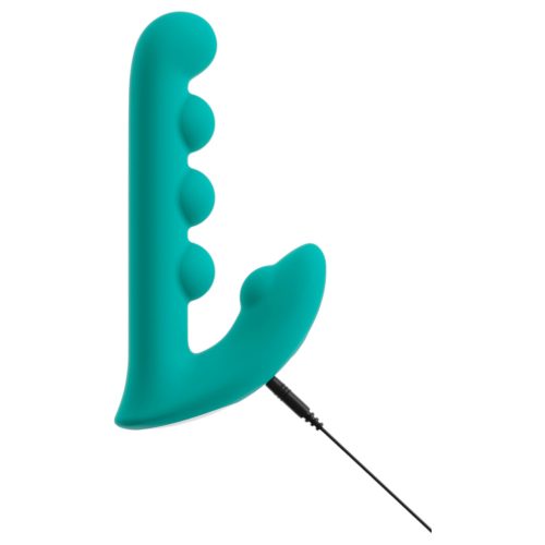 Beau Coeur Sylora - gyöngyös 2in1 vibrátor (zöld)