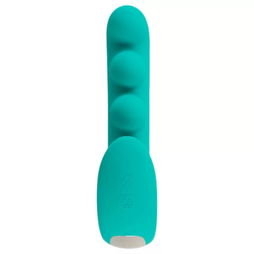 Beau Coeur Sylora - gyöngyös 2in1 vibrátor (zöld)