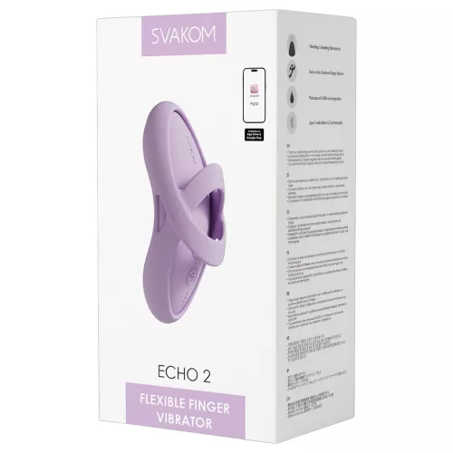 Svakom Echo 2 – App-vezérelt ujjvibrátor (pink)