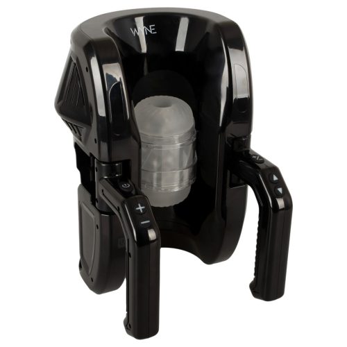 WYNE 10 - automata maszturbátor kapaszkodóval (fekete)