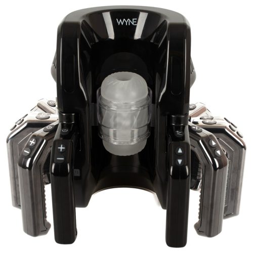 WYNE 10 - automata maszturbátor kapaszkodóval (fekete)