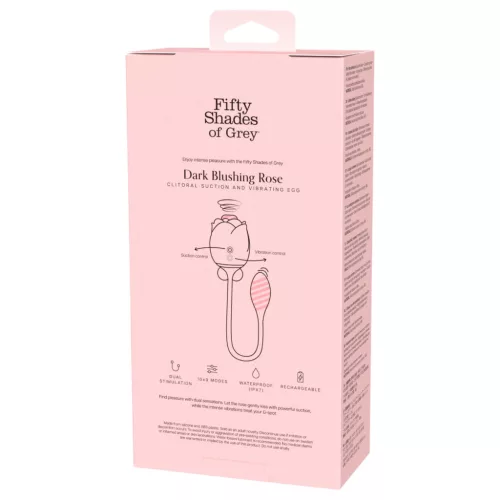 A szürke ötven árnyalata Dark Blushing Rose - csiklószívó, vibrotojás