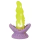 Beasty Cocks Passionate Plant - világító dildó (zöld)