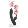 Couple Choice - péniszgyűrű és G-pont vibrátor (szürke)