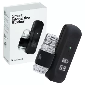 The Handy 2 - Interaktív férfi maszturbátor (fekete)