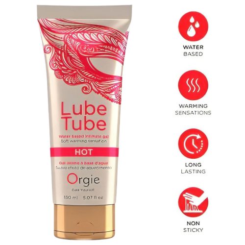Orgie Lube Tube - melegítő hatású síkosító gél (150ml)