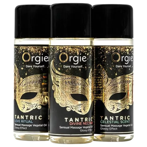 Orgie Tantric - érzéki masszázsolaj szett (3 × 30 ml)