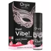 Orgie Dual Vibe - unisex folyékony vibrátor - Eper - Gin Tonic (15 ml)