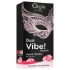 Orgie Dual Vibe - unisex folyékony vibrátor - Eper - Gin Tonic (15 ml)