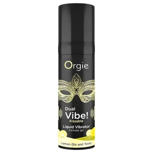 Orgie Dual Vibe - unisex folyékony vibrátor - Gin Tonic (15 ml)