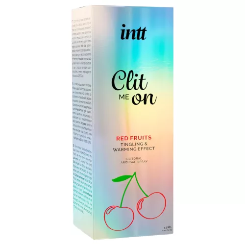 intt Clit Me On - folyékony vibrátor csiklóspray, piros gyümölcs (12 ml)