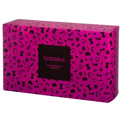Baseks - puha kötözőszett kezdőknek (fekete) - 10 db