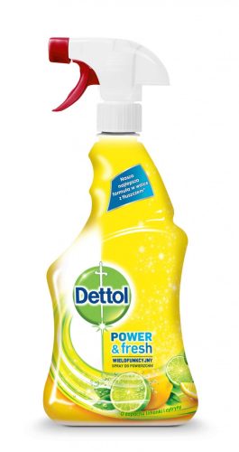 / Dettol Power&Fresh - univerzális felülettisztító spray - citrom-lime (500ml)