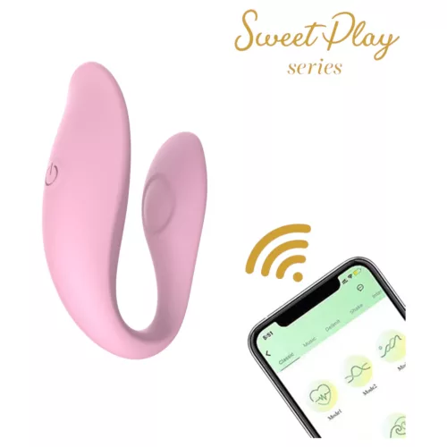 Sweet Play – App-vezérelt párvibrátor (pink)