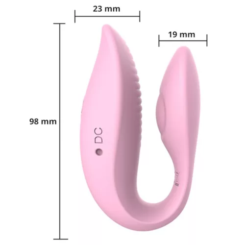 Sweet Play – App-vezérelt párvibrátor (pink)