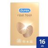 Durex Real Feel - latexmentes óvszer (16db)