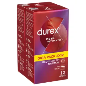 Durex Feel Intimate - vékonyfalú óvszer csomag (2x12 db)