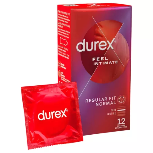 Durex Feel Intimate - vékonyfalú óvszer csomag (2 × 12 db)