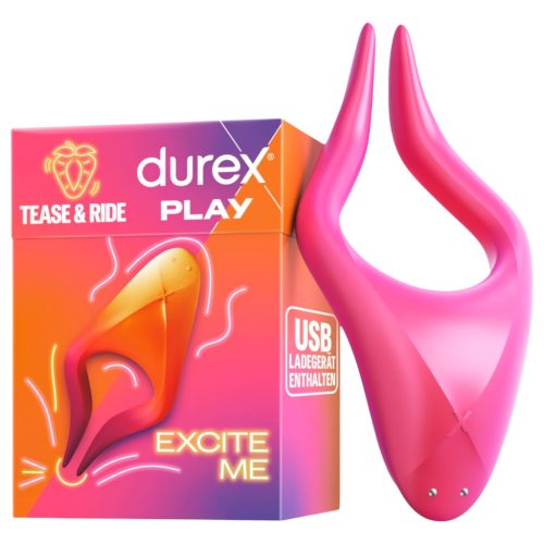 Durex Tease & Ride - Több erogén zónás stimulátor (pink)