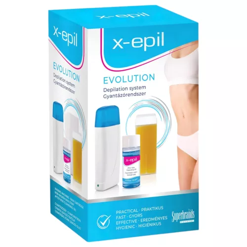 X-Epil Evolution - otthoni gyantázó szett szőrtelenítéshez