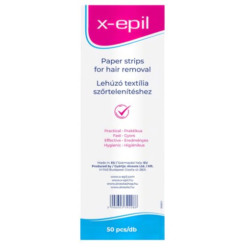 X-Epil - lehúzó textil csíkok (50db)