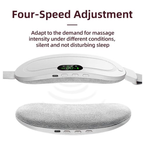 EMS - akkus menstruációs masszírozó öv (fehér)