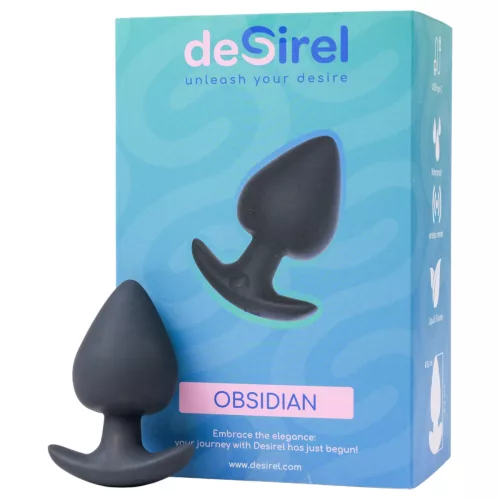 Desirel Obsidian - okos, anál vibrátor (fekete)