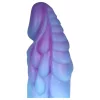 OgazR - világító sárkány dildó - 22 cm (lila-rózsaszín)