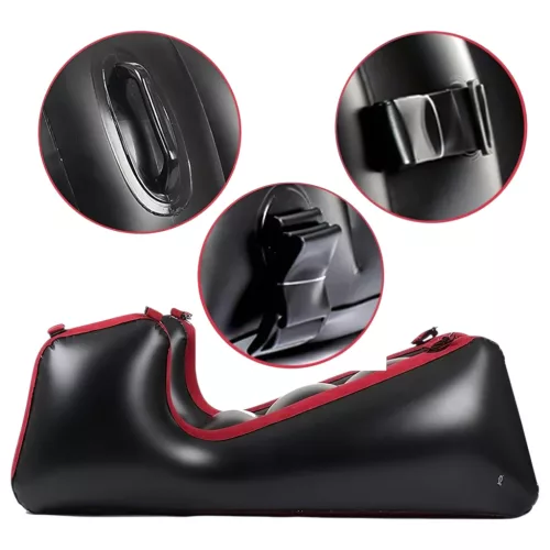 Desirel Magic Pillow - felfújható szexpóz szófa (fekete)